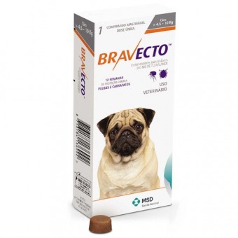 Bravecto Cães - 4,5 a 10 kg